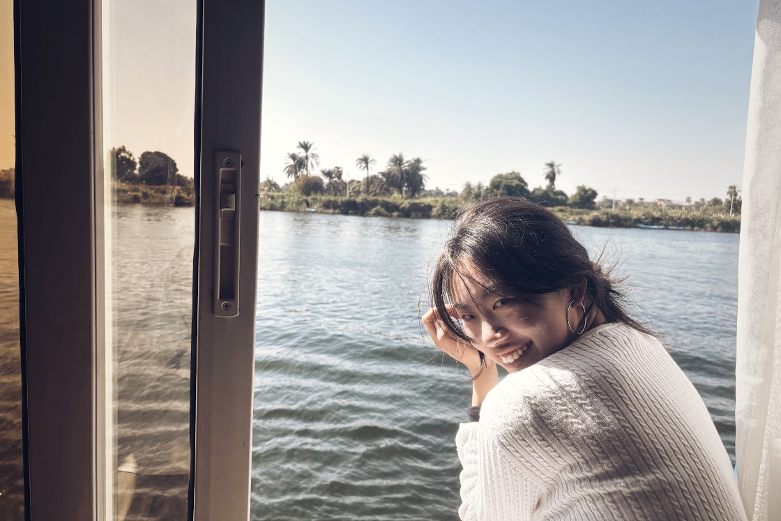 Adeline by the Nile, Egypt
